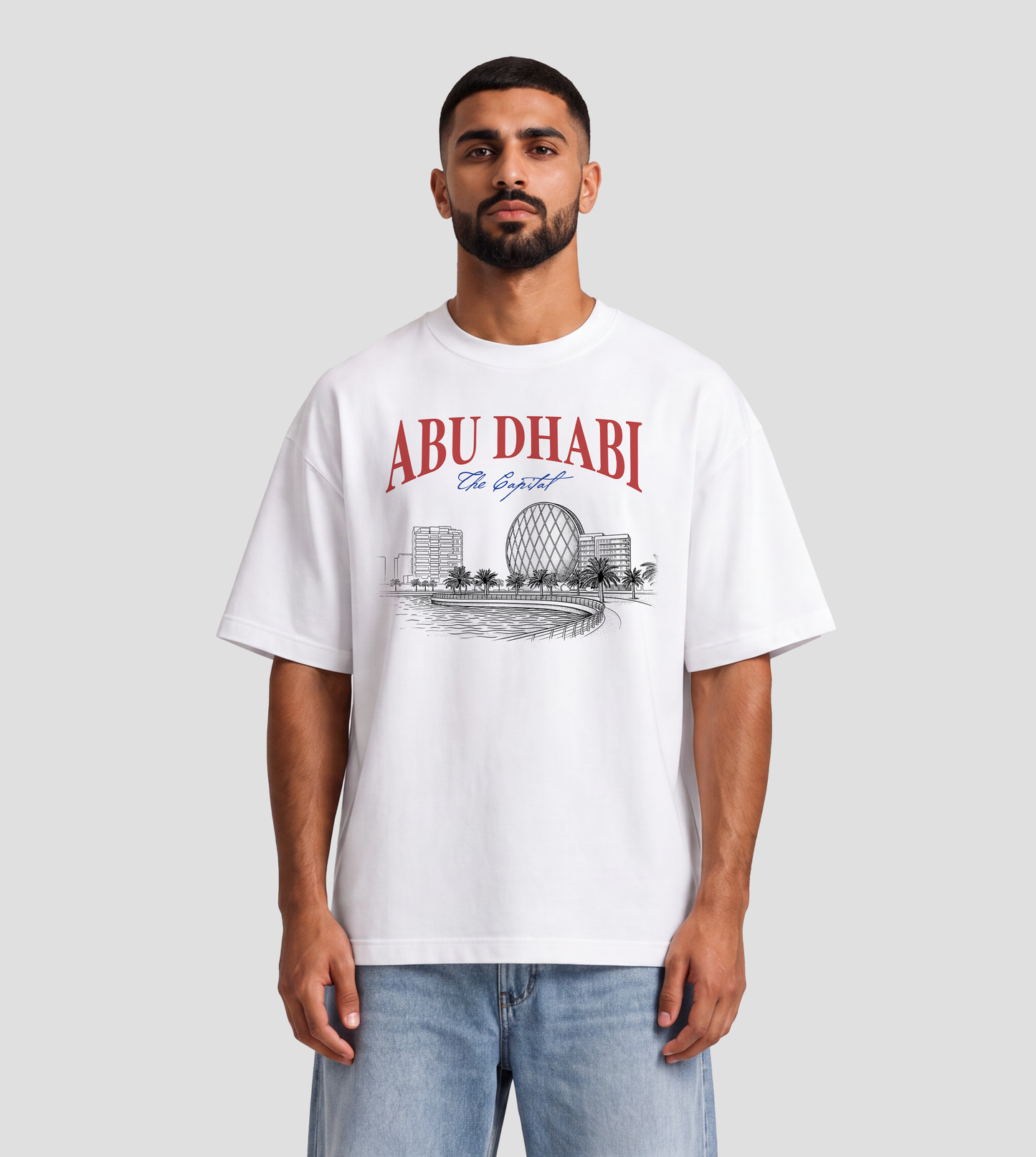 Abu Dhabi Aldar HQ Panorama Oversized T-Shirt