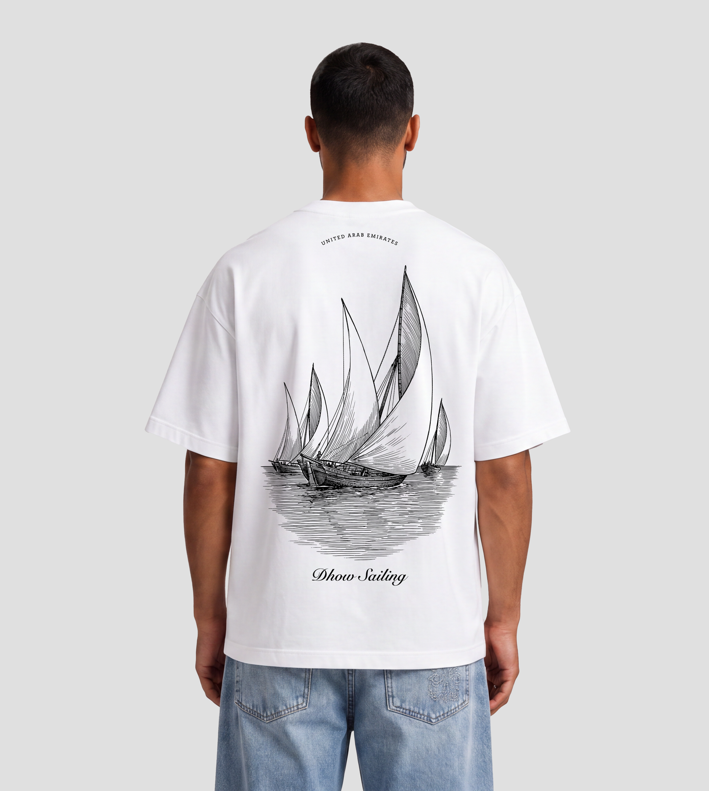 Dhow Sailing Heritage Oversized T-Shirt