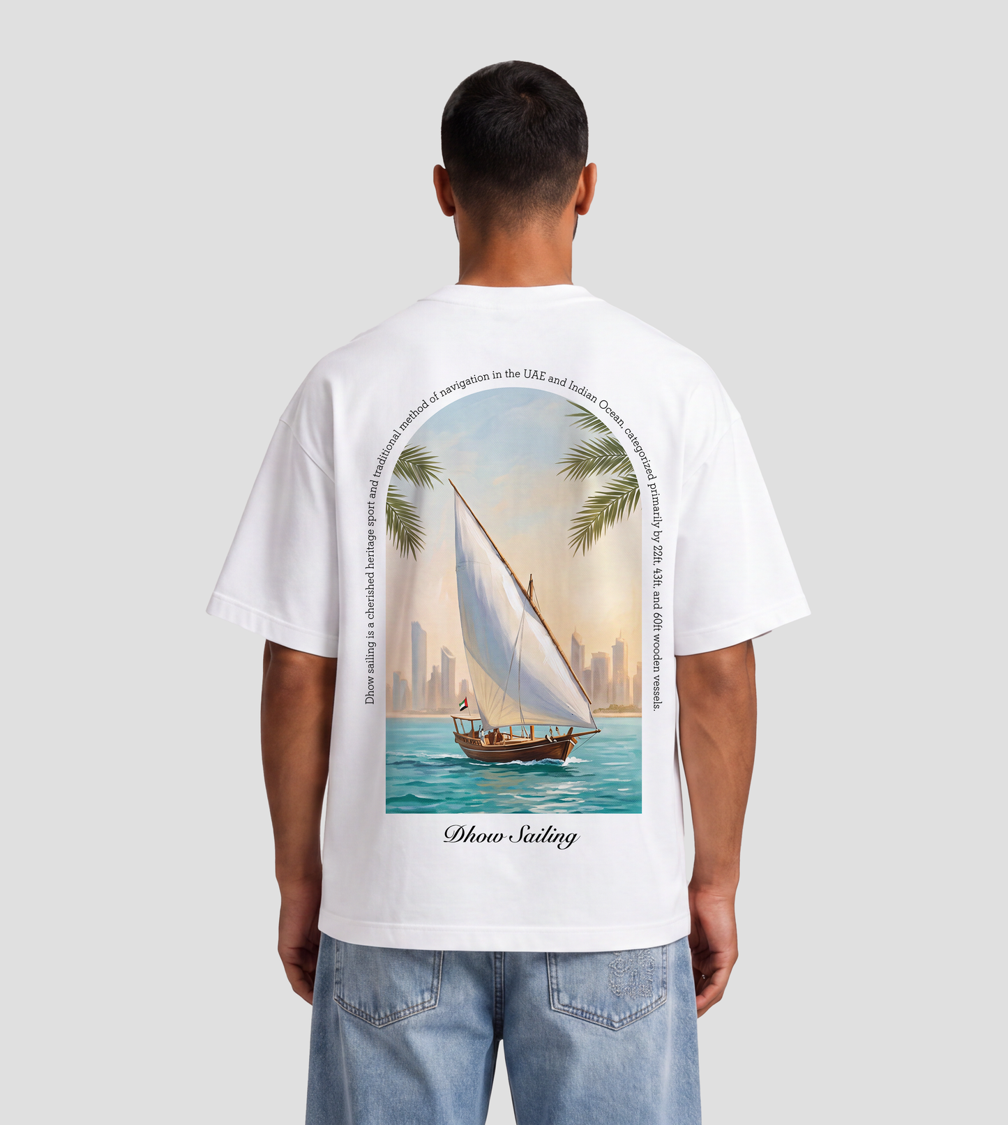Dhow Sailing Legacy Oversized T-Shirt