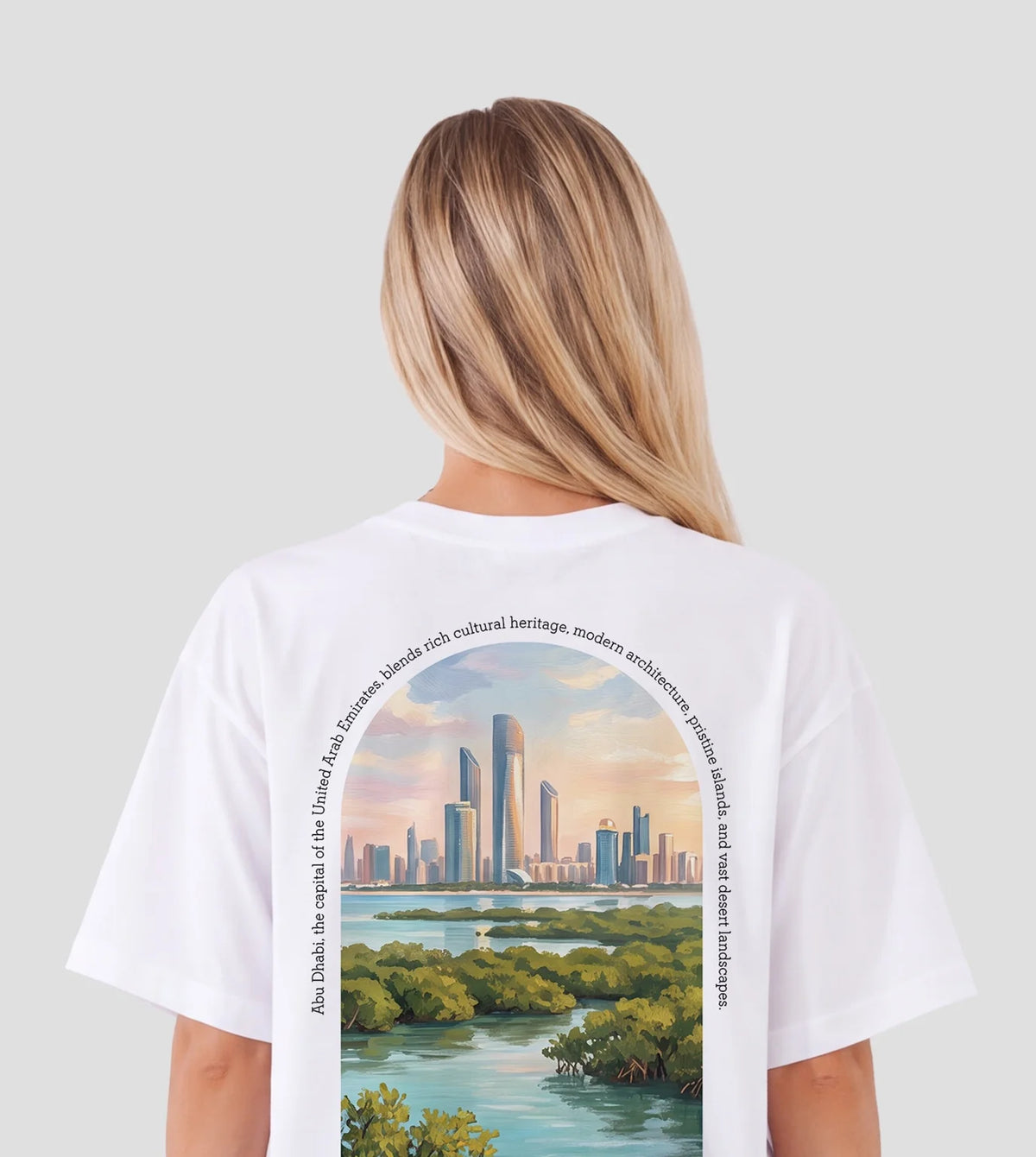 Abu Dhabi Skyline with Mangroves
