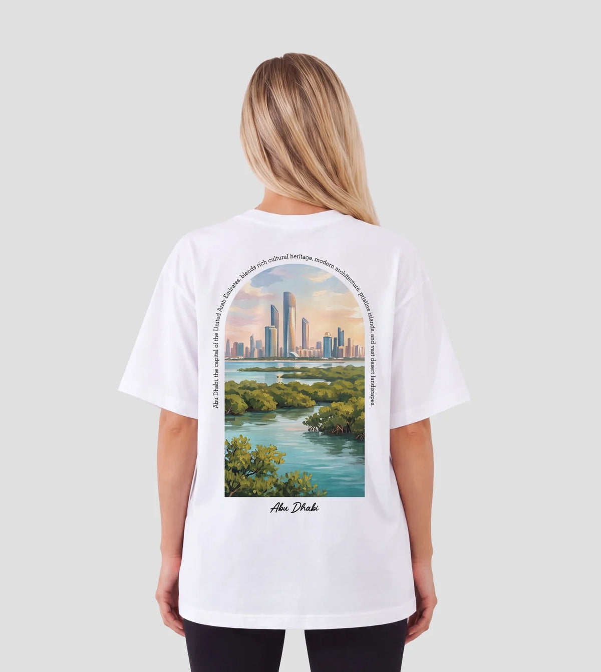 Abu Dhabi Skyline with Mangroves