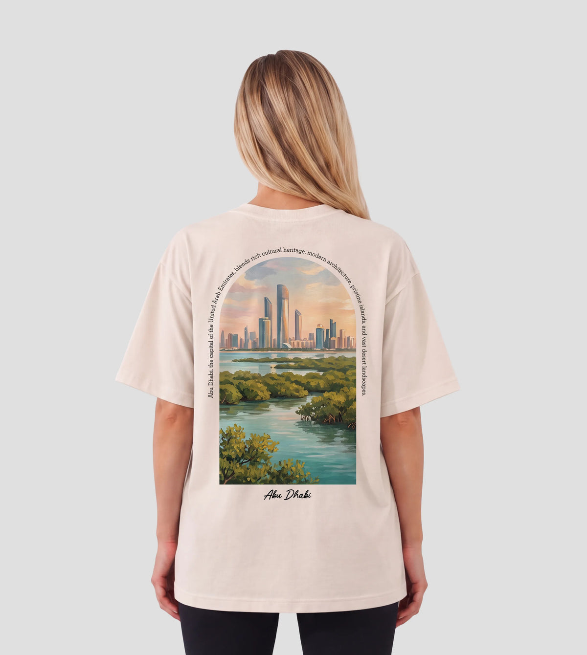 Abu Dhabi Skyline with Mangroves