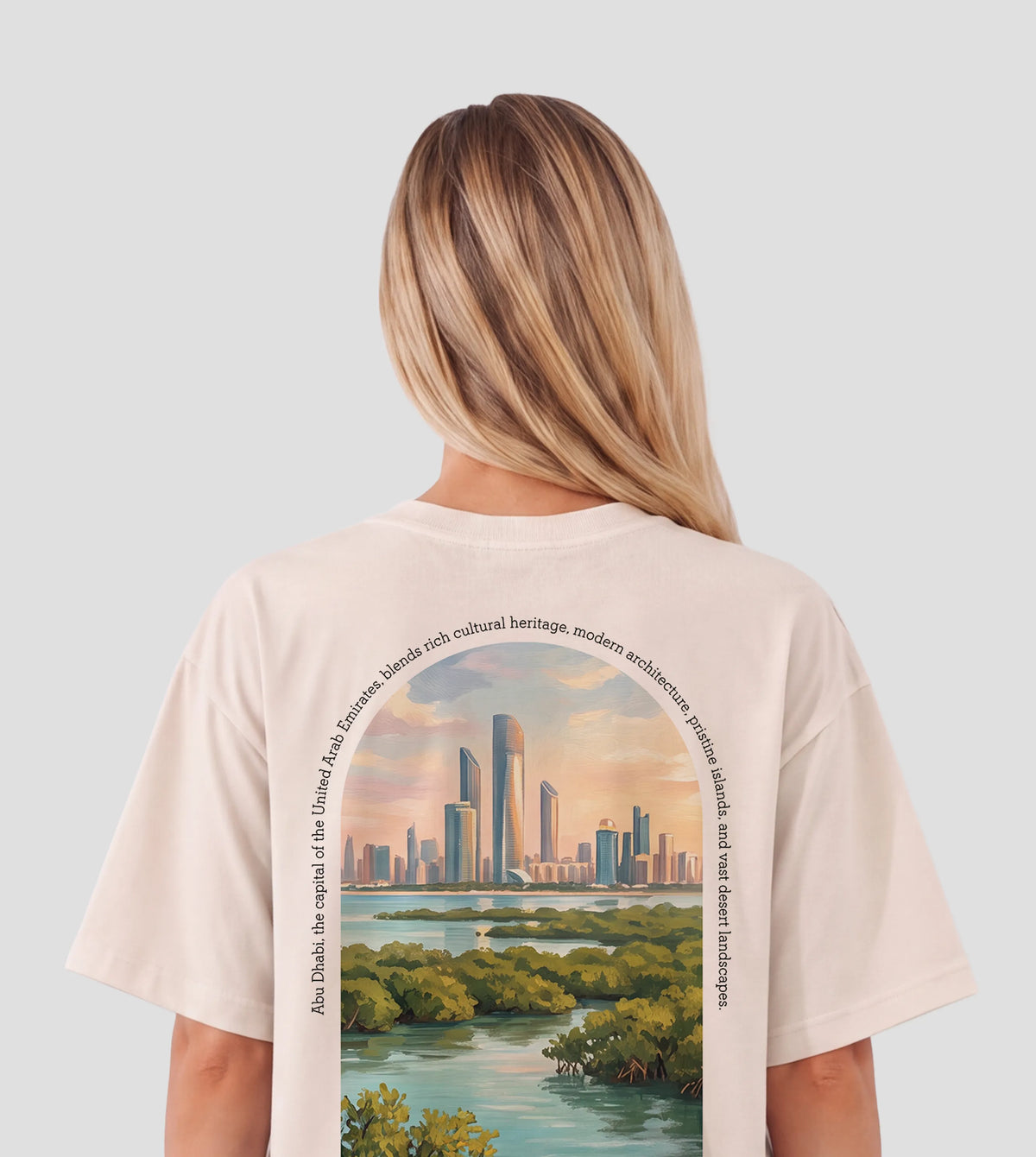 Abu Dhabi Skyline with Mangroves