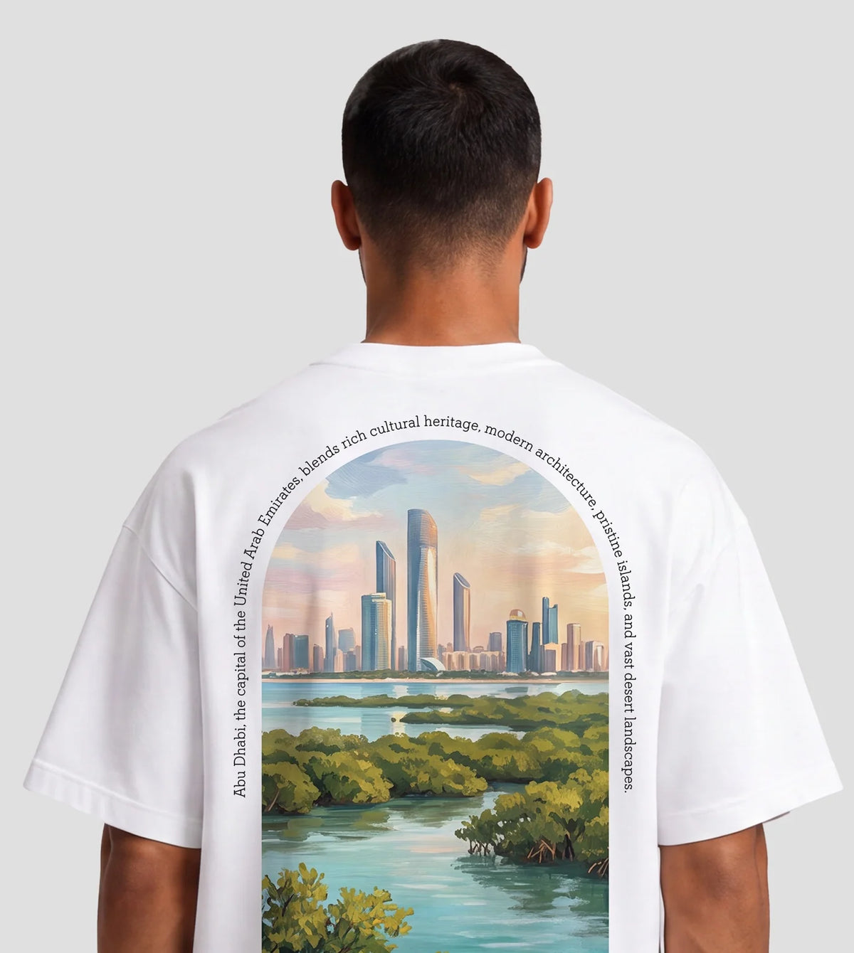 Abu Dhabi Skyline with Mangroves