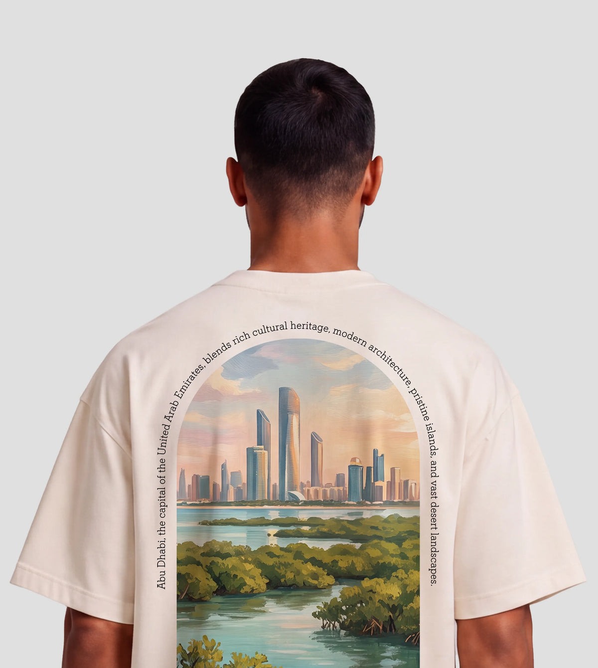 Abu Dhabi Skyline with Mangroves