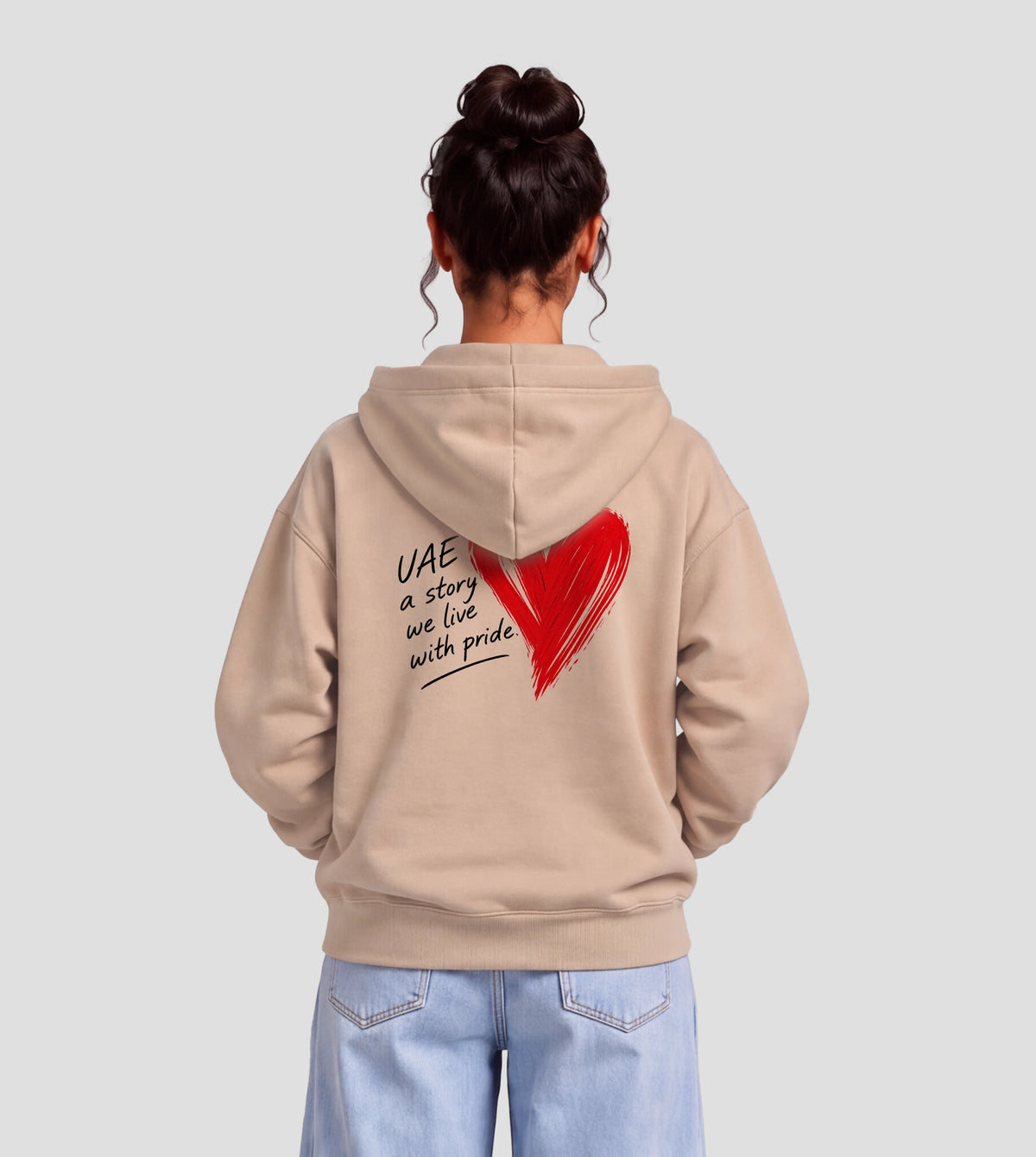 UAE – A Story We Live With Pride – Oversized Hoodie