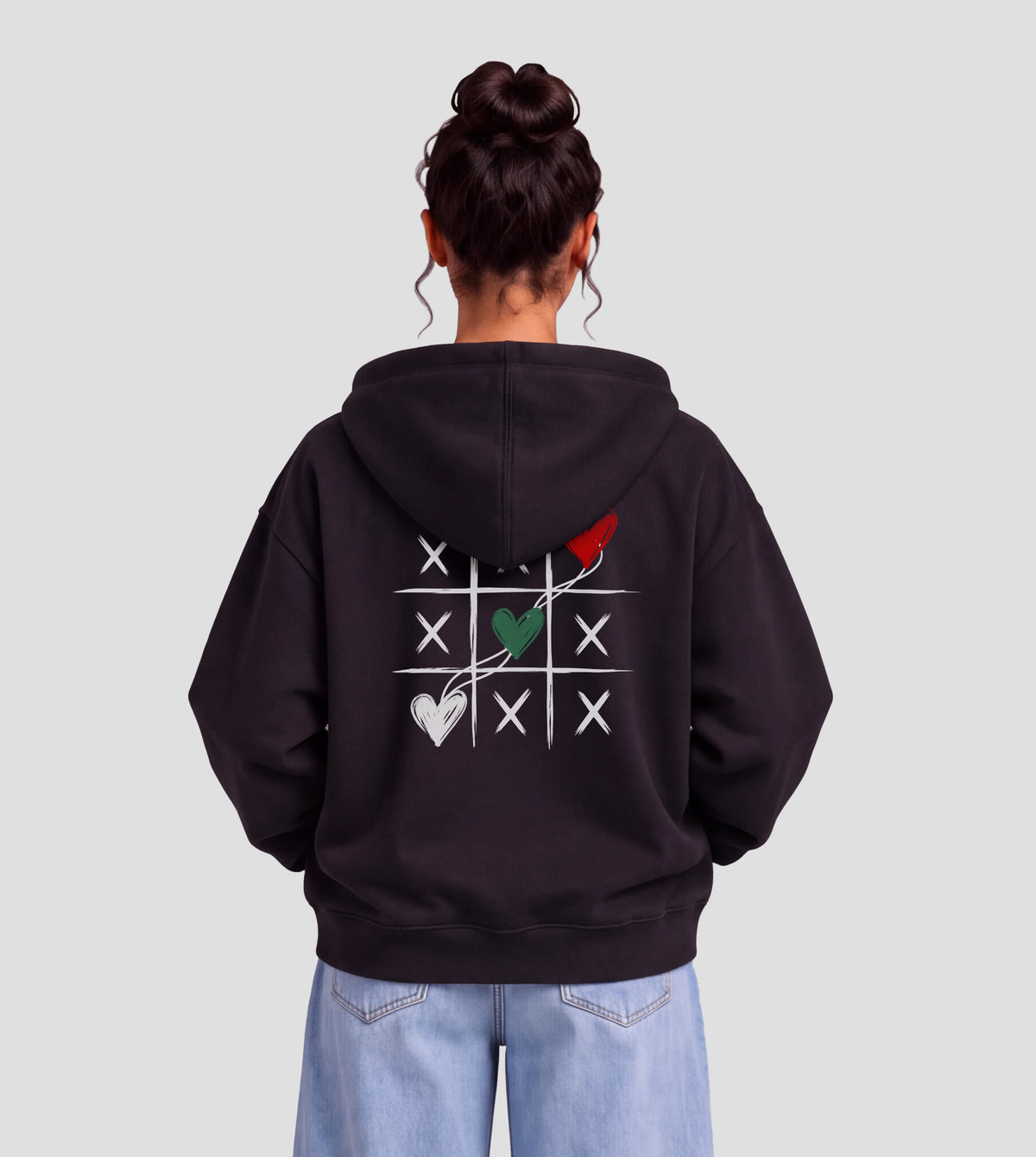 UAE – Three Hearts, One Nation – Oversized Hoodie