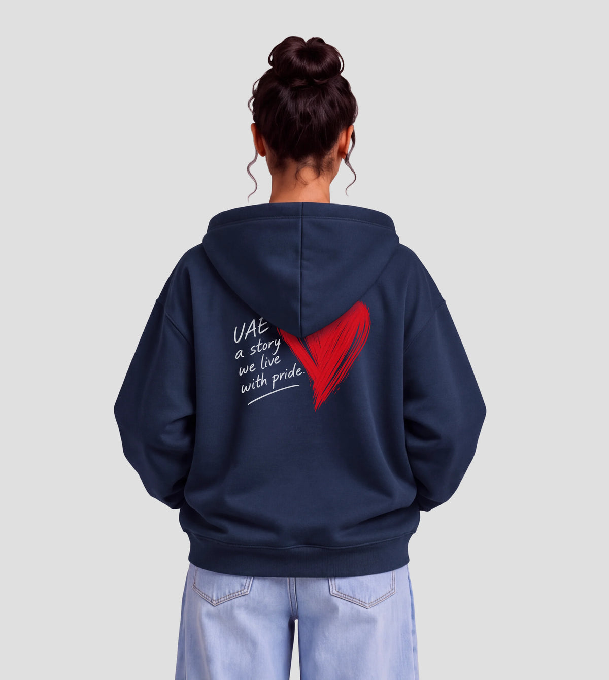 UAE – A Story We Live With Pride – Oversized Hoodie