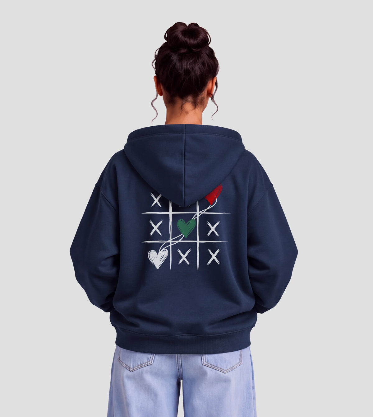 UAE – Three Hearts, One Nation – Oversized Hoodie