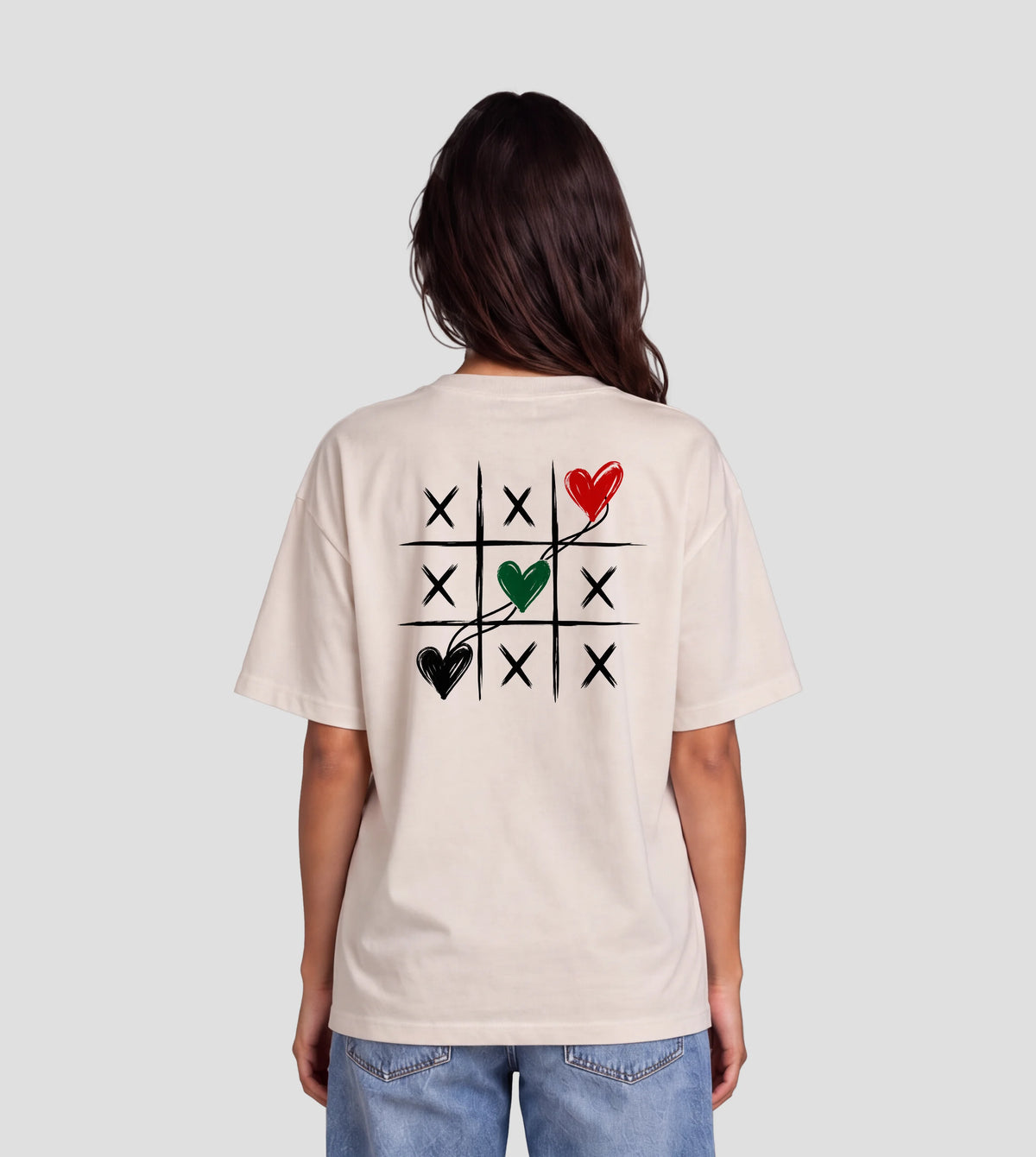 UAE – Three Hearts, One Nation – Oversized T-Shirt