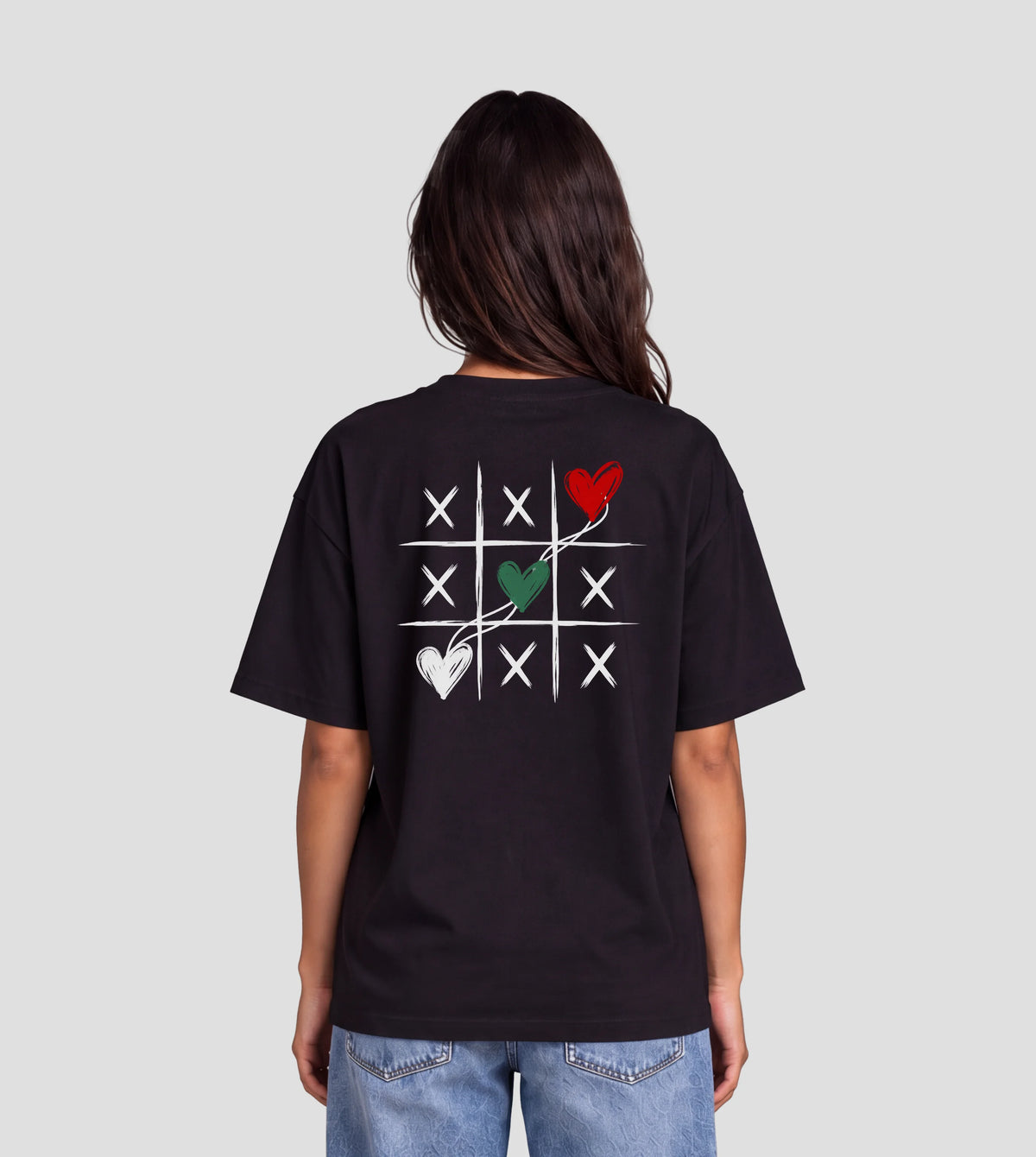 UAE – Three Hearts, One Nation – Oversized T-Shirt