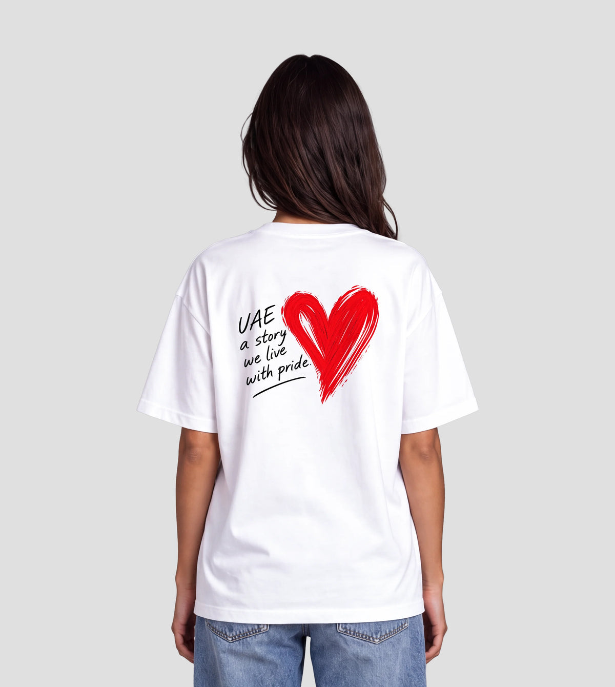 UAE – A Story We Live With Pride – Oversized T-Shirt
