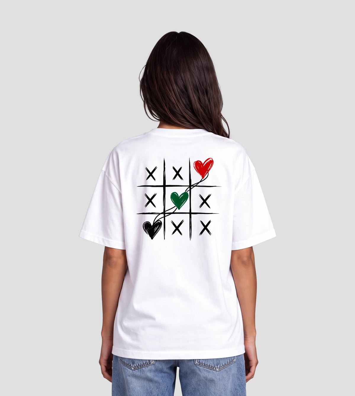 UAE – Three Hearts, One Nation – Oversized T-Shirt